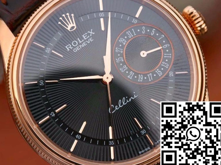 18K Factory MKS 50515 Gold Case Celini Rolex Rose Date 0130